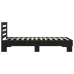 vidaXL Rám postele s čelom Čierny dub 80 x 200 cm Kompozitné drevo – Obrázok 4