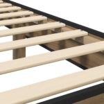 vidaXL Rám postele s čelom Dub artisan 80 x 200 cm Kompozitné drevo – Obrázok 6