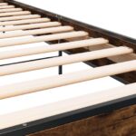 vidaXL Rám postele s čelom Dymový dub 80 x 200 cm Kompozitné drevo – Obrázok 7