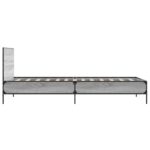 vidaXL Rám postele s čelom Sivý Sonoma 80 x 200 cm Kompozitné drevo – Obrázok 5