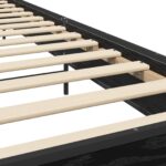 vidaXL Rám postele s čelom Čierny dub 80 x 200 cm Kompozitné drevo – Obrázok 6