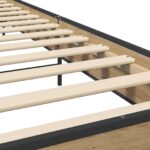 vidaXL Rám postele s čelom Dub artisan 80 x 200 cm Kompozitné drevo – Obrázok 6