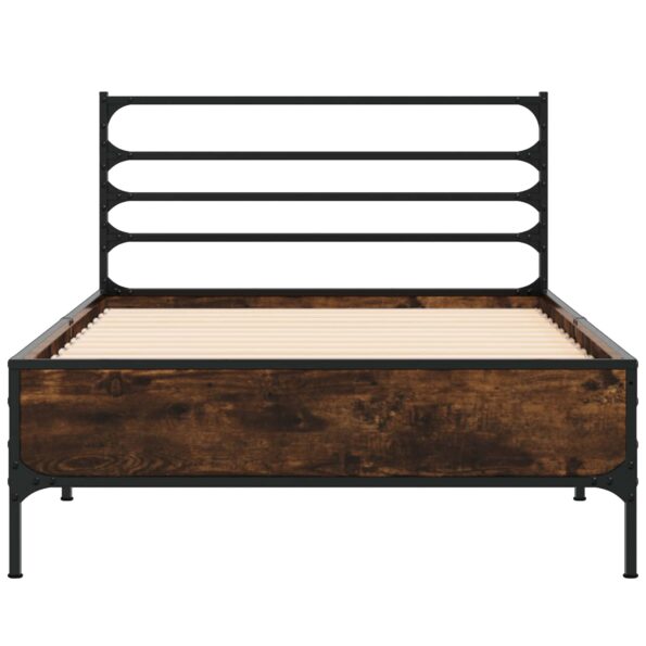 vidaXL Rám postele Dymový dub 80 x 200 cm Kompozitné drevo – Obrázok 4