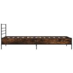 vidaXL Rám postele Dymový dub 80 x 200 cm Kompozitné drevo – Obrázok 5