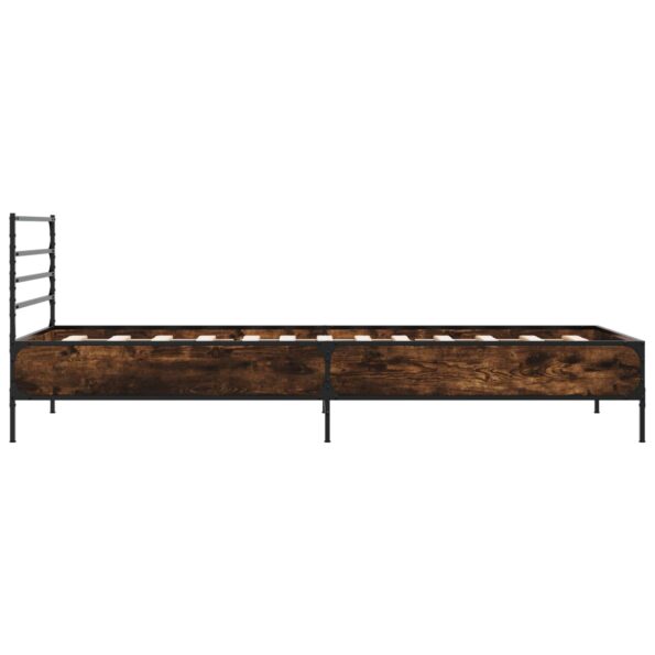vidaXL Rám postele Dymový dub 80 x 200 cm Kompozitné drevo – Obrázok 5