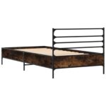 vidaXL Rám postele Dymový dub 80 x 200 cm Kompozitné drevo – Obrázok 6