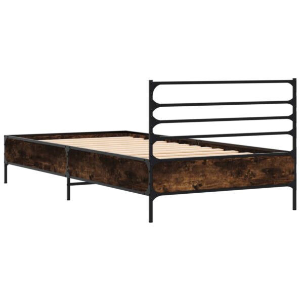 vidaXL Rám postele Dymový dub 80 x 200 cm Kompozitné drevo – Obrázok 6