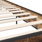vidaXL Rám postele Staré drevo 80 x 200 cm Kompozitné drevo – Obrázok 6