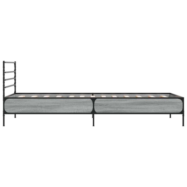 vidaXL Rám postele Sivý Sonoma 80 x 200 cm Kompozitné drevo – Obrázok 5