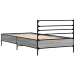 vidaXL Rám postele Sivý Sonoma 80 x 200 cm Kompozitné drevo – Obrázok 6