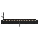 vidaXL Rám postele Čierny dub 80 x 200 cm Kompozitné drevo – Obrázok 4