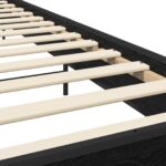 vidaXL Rám postele Čierny dub 80 x 200 cm Kompozitné drevo – Obrázok 6
