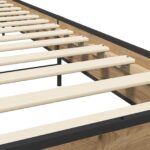 vidaXL Rám postele Dub artisan 80 x 200 cm Kompozitné drevo – Obrázok 6