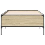 vidaXL Rám postele Dub sonoma 80 x 200 cm Kompozitné drevo – Obrázok 4