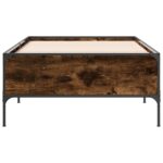 vidaXL Rám postele Dymová dub 80 x 200 cm Kompozitné drevo – Obrázok 4