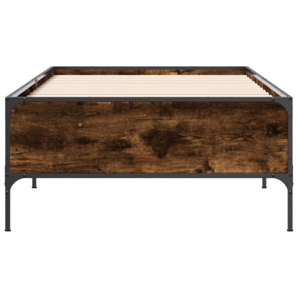 vidaXL Rám postele Dymová dub 80 x 200 cm Kompozitné drevo – Obrázok 4