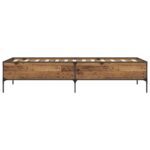 vidaXL Rám postele Staré drevo 80 x 200 cm Kompozitné drevo – Obrázok 4
