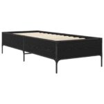 vidaXL Rám postele Čierny dub 80 x 200 cm Kompozitné drevo – Obrázok 2