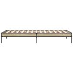 vidaXL Rám postele Dub sonoma 80 x 200 cm Kompozitné drevo – Obrázok 5