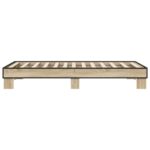 vidaXL Rám postele Dub sonoma 80 x 200 cm Kompozitné drevo – Obrázok 4