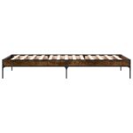 vidaXL Rám postele Dymová dub 80 x 200 cm Kompozitné drevo – Obrázok 5