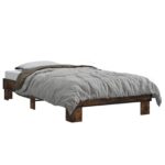 vidaXL Rám postele Dymový dub 80 x 200 cm Kompozitné drevo – Obrázok 2