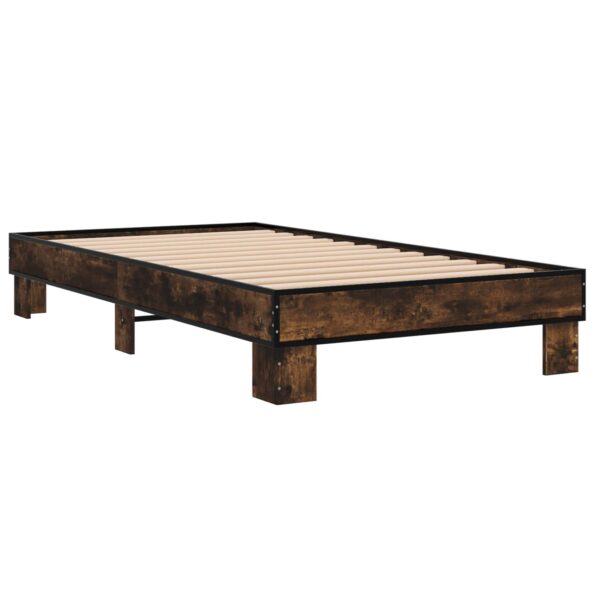 vidaXL Rám postele Dymový dub 80 x 200 cm Kompozitné drevo – Obrázok 3