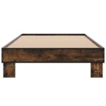 vidaXL Rám postele Dymový dub 80 x 200 cm Kompozitné drevo – Obrázok 4