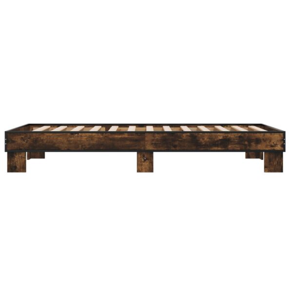 vidaXL Rám postele Dymový dub 80 x 200 cm Kompozitné drevo – Obrázok 5
