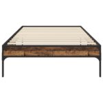 vidaXL Rám postele Staré drevo 80 x 200 cm Kompozitné drevo – Obrázok 3