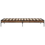 vidaXL Rám postele Staré drevo 80 x 200 cm Kompozitné drevo – Obrázok 4