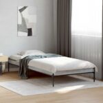 vidaXL Rám postele Sivý Sonoma 80 x 200 cm Kompozitné drevo