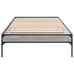 vidaXL Rám postele Sivý Sonoma 80 x 200 cm Kompozitné drevo – Obrázok 4