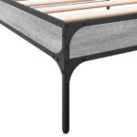 vidaXL Rám postele Sivý Sonoma 80 x 200 cm Kompozitné drevo – Obrázok 6