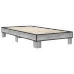 vidaXL Rám postele Sivý Sonoma 80 x 200 cm Kompozitné drevo – Obrázok 2