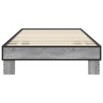 vidaXL Rám postele Sivý Sonoma 80 x 200 cm Kompozitné drevo – Obrázok 3