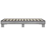 vidaXL Rám postele Sivý Sonoma 80 x 200 cm Kompozitné drevo – Obrázok 4