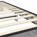 vidaXL Rám postele Sivý Sonoma 80 x 200 cm Kompozitné drevo – Obrázok 5
