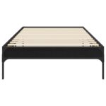 vidaXL Rám postele Čierny dub 80 x 200 cm Kompozitné drevo – Obrázok 3