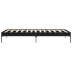 vidaXL Rám postele Čierny dub 80 x 200 cm Kompozitné drevo – Obrázok 4