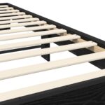 vidaXL Rám postele Čierny dub 80 x 200 cm Kompozitné drevo – Obrázok 5