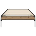 vidaXL Rám postele Dub artisan 80 x 200 cm Kompozitné drevo – Obrázok 3
