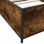 vidaXL Rám postele Dymový dub 80 x 200 cm Kompozitné drevo – Obrázok 6