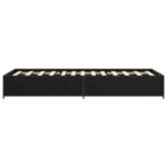 vidaXL Rám postele Čierny dub 80 x 200 cm Kompozitné drevo – Obrázok 4