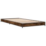 vidaXL Rám postele Dymový dub 80 x 200 cm Kompozitné drevo – Obrázok 3