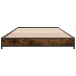 vidaXL Rám postele Dymový dub 80 x 200 cm Kompozitné drevo – Obrázok 4