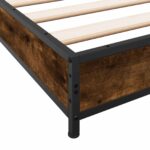 vidaXL Rám postele Dymový dub 80 x 200 cm Kompozitné drevo – Obrázok 6