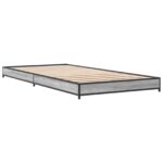 vidaXL Rám postele Sivý Sonoma 80 x 200 cm Kompozitné drevo – Obrázok 3