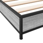 vidaXL Rám postele Sivý Sonoma 80 x 200 cm Kompozitné drevo – Obrázok 6