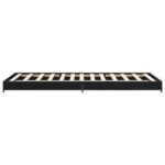 vidaXL Rám postele Čierny dub 80 x 200 cm Kompozitné drevo – Obrázok 4